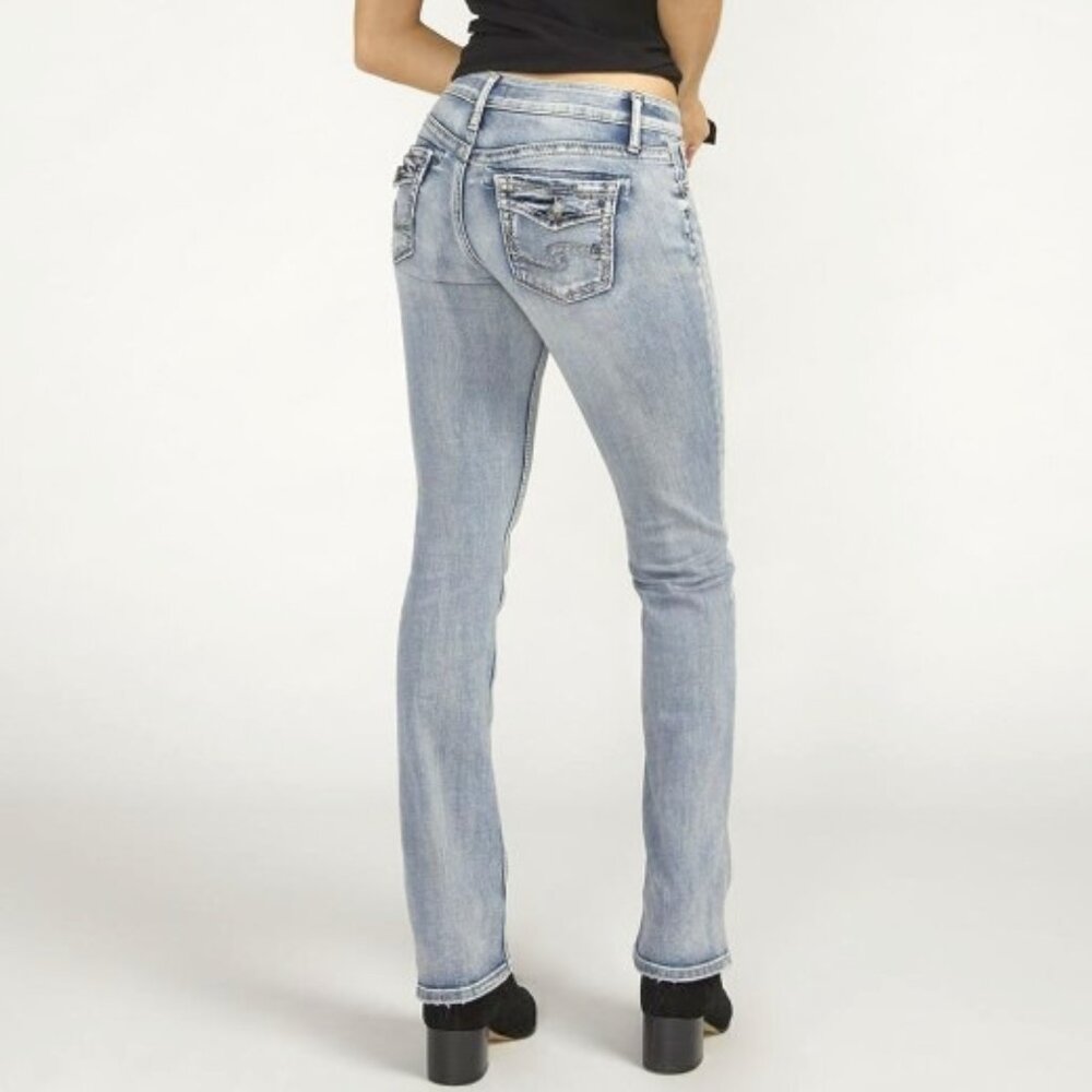 Silver Jeans - Suki Mid Rise Slim Bootcut Jeans